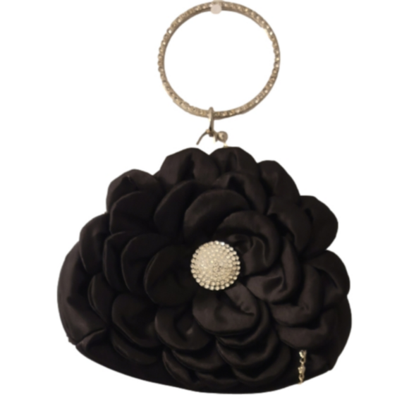 Handbags - Black Mini Clutch/Wristlet